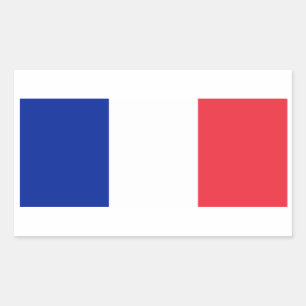 Autocollant à drapeau français*