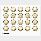 Autocollant à engrenage Geart en feuille d'or sur (Feuille)