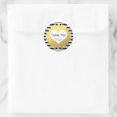 Autocollant à engrenage Geart en feuille d'or sur (Sac)