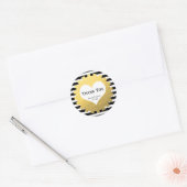 Autocollant à engrenage Geart en feuille d'or sur (Enveloppe)