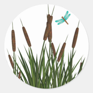 Autocollant à enveloppe de 20 à 1,5 po Cattail/lib