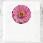 autocollant à fleur rose (Sac)