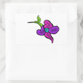 autocollant à fleurs (Sac)