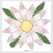 Autocollant à fleurs (Feuille)