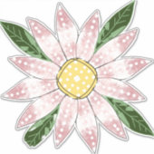 Autocollant à fleurs (Devant)