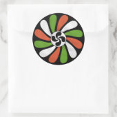 Autocollant à fleurs basque (Sac)