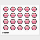 Autocollant à gâteau de Fluffcakes par Fluff (Feuille)