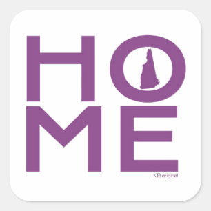 Autocollant À LA MAISON du New Hampshire