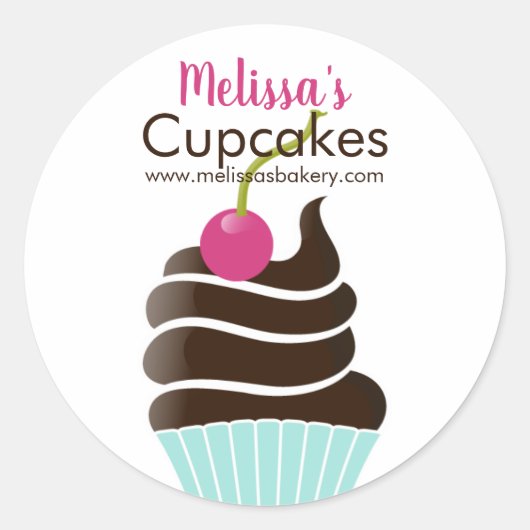 Autocollant à la mode de pot ou de boîte de cerise (Devant)