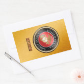 Autocollant à la retraite USMC (Enveloppe)