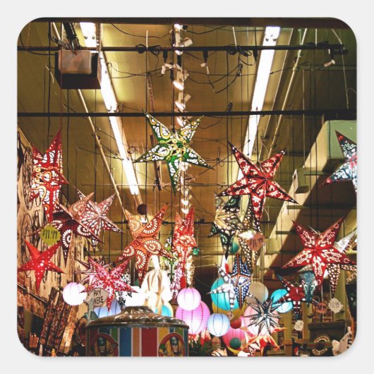 Autocollant à lampadaire en papier (Devant)