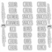 Autocollant à lettrage propre pour organisation du (Devant)