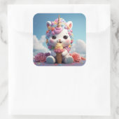 Autocollant à licorne mignon (Sac)