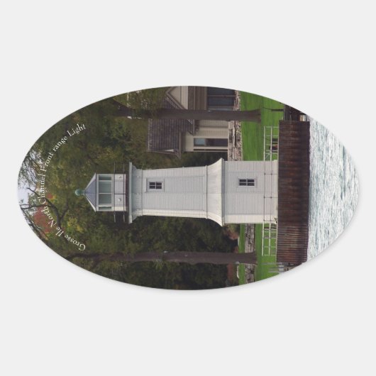 Autocollant à lumière avant de chaîne Grosse Ile N (Devant)