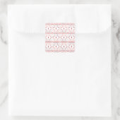 Autocollant à motif abstrait de hiéroglyphe (Sac)