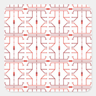 Autocollant à motif abstrait de hiéroglyphe