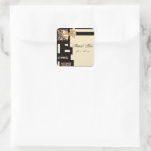 Autocollant à motif de léopard guépard bloc de cou (Sac)