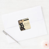 Autocollant à motif de léopard guépard bloc de cou (Enveloppe)