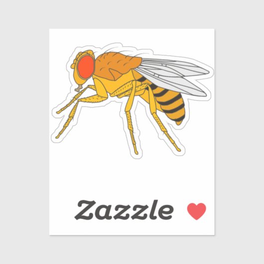 Autocollant à mouche à fruits (Feuille)