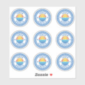 Autocollant à pack multiple Corfu Island, Grèce (Feuille)