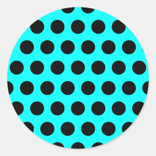 Autocollant à pois noirs (Devant)
