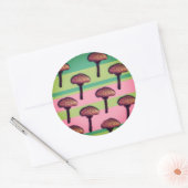 Autocollant à rayures de champignons (Enveloppe)