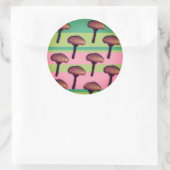 Autocollant à rayures de champignons (Sac)