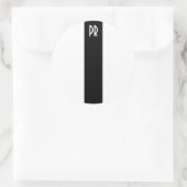 Autocollant à rayures TPR (blanc) (Sac)