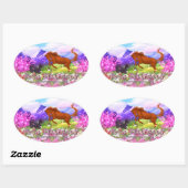 Autocollant à ressort pour chevaux Phénomènes (Feuille)