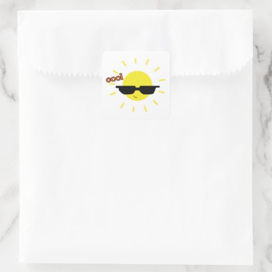 autocollant à sushine cool (Sac)