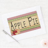 Autocollant à tarte aux pommes maison (Enveloppe)