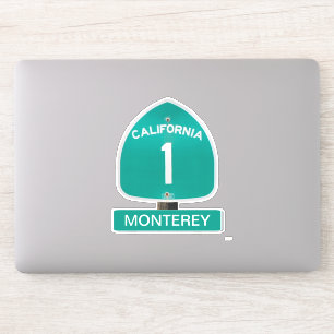 Autocollant à vis de la route 1 Monterey Californi