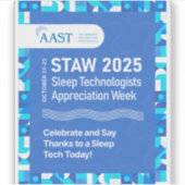 Autocollant AAST 2025 STAW (Devant)