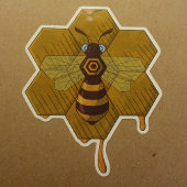Autocollant Abeille et Rucher