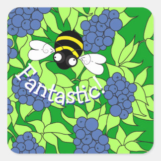 Autocollant abeille fantastique