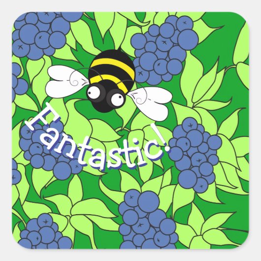 Autocollant abeille fantastique (Devant)