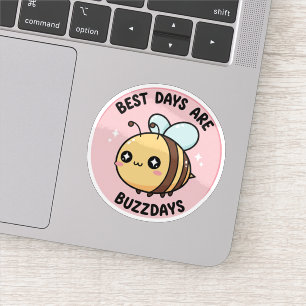 Autocollant abeille – jolie abeille bourdon kawaii