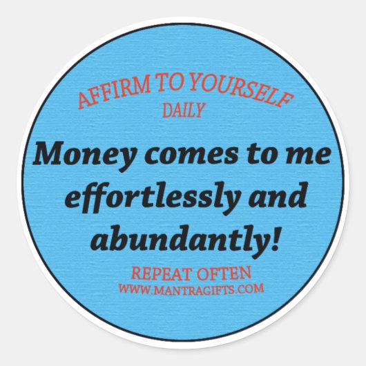 Autocollant abondant (Devant)