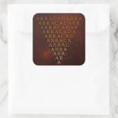 Autocollant Abracadabra (Sac)