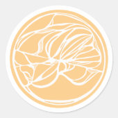 Autocollant Abstrait (Devant)