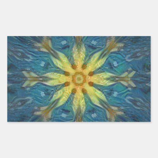 Autocollant Abstrait sous-marin (Devant)