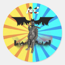 Autocollant AC BAT-MAN