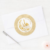Autocollant accent or Ramadan arabe (Enveloppe)