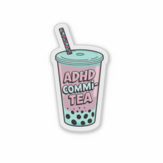 Autocollant ADHD Commi-tea