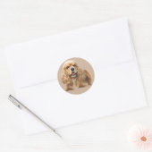 Autocollant adorable de cocker juste (Enveloppe)