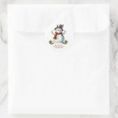 Autocollant Adresse de Retour Bonhomme de Neige de (Sac)