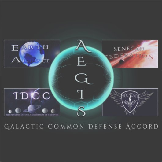 Autocollant AEGIS (8x8) (Devant)