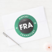 Autocollant aéroport de Francfort (Enveloppe)