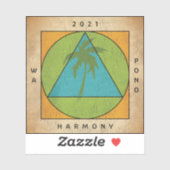 Autocollant AJJF Convention 2021 3x3 (Feuille)