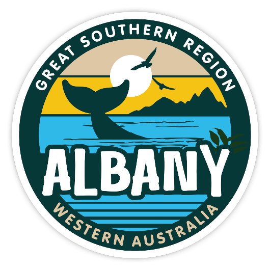 Autocollant Albany, Australie occidentale